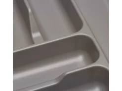 SOTECH Orga-Box VIII Besteckeinsatz 1111 x 480 mm Champagner mit Perlstruktur Für 120er Schränke in Häcker Küchen