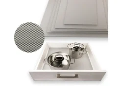 SOTECH Schubladenmatte Orga Grip Einlegematte 282 mm Silbergrau Für Blum Schublade