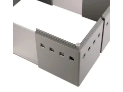 SOTECH 1x Organisationsrahmen CuisioFlex 129 mm Höhe Stufenlos Verstellbar von 236 - 386 mm inkl. Anti-Rutsch-Füße