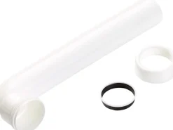 Spültisch-Ablaufbogen 44,8 mm (G 1 1/2) Weiß