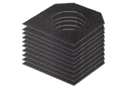 STAHLWERK Aktivkohlefilter Rückseite 10er Set für Dunstabzug FE-27 ST