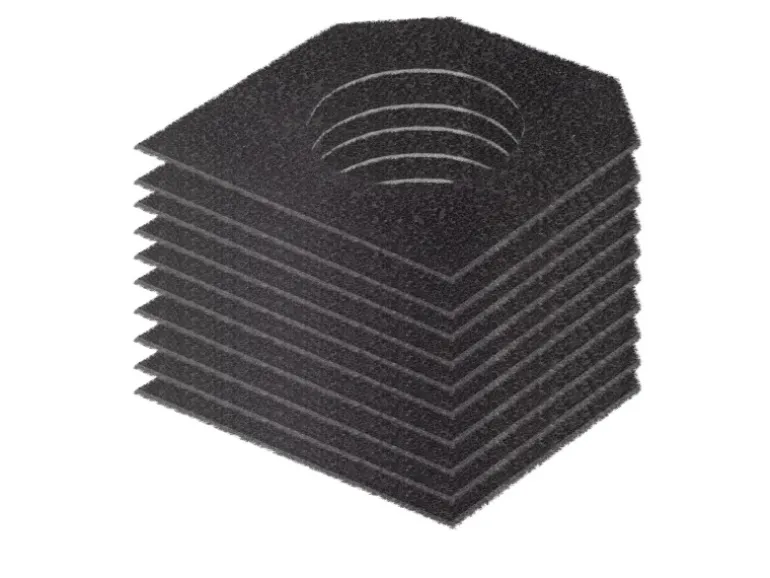 STAHLWERK Aktivkohlefilter Rückseite 10er Set für Dunstabzug FE-27 ST