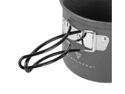 STAHLWERK Camping Kochgeschirr Alu Campinggeschirr Gaskocher Outdoor Set