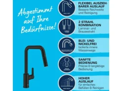 Start Einhand-Spültischbatterie, 1/2" mit Brause