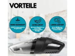 Steinborg SB-1031 Akku-Handstaubsauger mit Tasche 6500 Pa