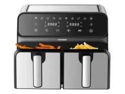 Steinborg SB-3131 Dual Heißluftfritteuse 4+4 Liter 1700 Watt