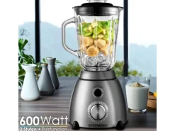 Steinborg SB-7010 Edelstahl Standmixer 1,5 Liter BPA-Frei 600 Watt