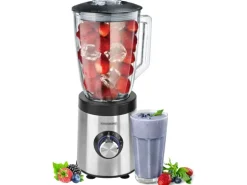 Steinborg SB-7020 Edelstahl Standmixer 1,5 Liter BPA-Frei 800 Watt