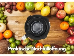 Steinborg SB-7020 Edelstahl Standmixer 1,5 Liter BPA-Frei 800 Watt