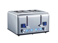 Steinborg SB-2080 Edelstahl Toaster 4 Scheiben 1630W
