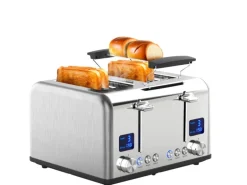 Steinborg SB-2080 Edelstahl Toaster 4 Scheiben 1630W