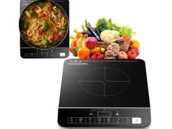 Steinborg SB-2191 Einzelne Induktionskochplatte mit Automatikprogramme 2000W