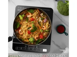 Steinborg SB-2191 Einzelne Induktionskochplatte mit Automatikprogramme 2000W