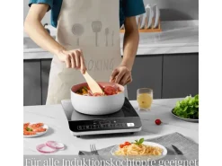 Steinborg SB-2191 Einzelne Induktionskochplatte mit Automatikprogramme 2000W