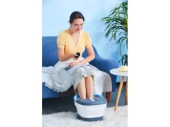 Steinborg SB-1061 Faltbares Fußsprudelbad mit Fernbedienung Platzsparend Timer