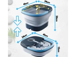 Steinborg SB-1061 Faltbares Fußsprudelbad mit Fernbedienung Platzsparend Timer