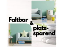 Steinborg SB-1060 Faltbares Fußsprudelbad mit Fernbedienung Platzsparend Timer