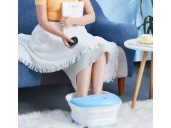 Steinborg SB-1060 Faltbares Fußsprudelbad mit Fernbedienung Platzsparend Timer