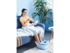 Steinborg SB-1060 Faltbares Fußsprudelbad mit Fernbedienung Platzsparend Timer