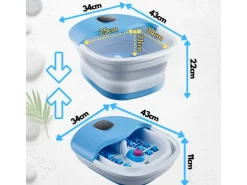 Steinborg SB-1060 Faltbares Fußsprudelbad mit Fernbedienung Platzsparend Timer