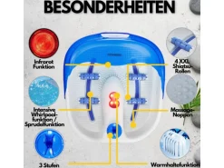 Steinborg SB-1050 Fußsprudelbad mit Massagefunktion 3 Stufen 60 Watt