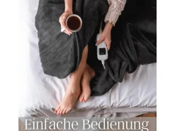 Steinborg SB-9522 Heizdecke mit Timer 9 Temperaturstufen 180x130 cm