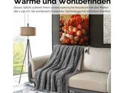 Steinborg SB-9523 Heizdecke mit Timer 9 Temperaturstufen 180x130 cm