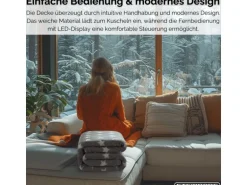 Steinborg SB-9524 Heizdecke mit Timer 9 Temperaturstufen 180x130 cm