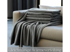 Steinborg SB-9521 Heizdecke mit Timer 6 Temperaturstufen 150x80 cm