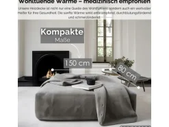 Steinborg SB-9521 Heizdecke mit Timer 6 Temperaturstufen 150x80 cm