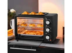 Steinborg SB-3001  3in1 Minibackofen mit Umluft 20 Liter 1300 Watt Schwarz