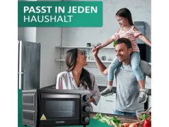 Steinborg SB-3015 Minibackofen 15 Liter 1300 Watt Schwarz