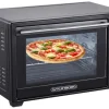 Steinborg SB-3002 Minibackofen mit Umluft 25 Liter 1600 Watt Schwarz