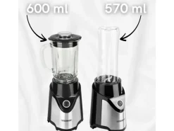 Steinborg SB-7030 Standmixer mit To-Go Becher Glaskrug BPA-Frei 500 Watt
