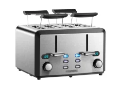 Steinborg SB-2210 XXL 4-fach Toaster 1600 Watt 2x Brötchenaufsatz