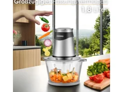 Steinborg SB-2640 Zerkleinerer mit Glasbehälter Elektrisch 1,8L 500 Watt