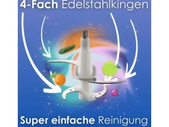 Steinborg SB-2640 Zerkleinerer mit Glasbehälter Elektrisch 1,8L 500 Watt