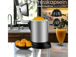 Steinborg SB-7051 Zitruspresse Saftpresse Edelstahlgehäuse 800 Watt