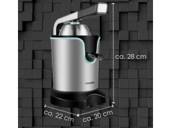 Steinborg SB-7051 Zitruspresse Saftpresse Edelstahlgehäuse 800 Watt