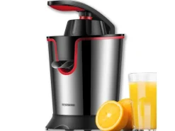 Steinborg SB-7050 Zitruspresse Saftpresse Edelstahlgehäuse 300 Watt