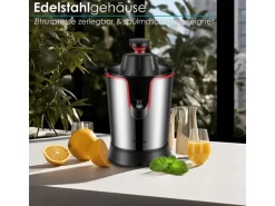 Steinborg SB-7050 Zitruspresse Saftpresse Edelstahlgehäuse 300 Watt