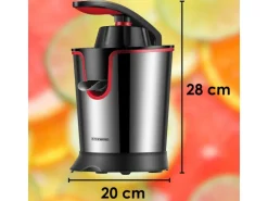 Steinborg SB-7050 Zitruspresse Saftpresse Edelstahlgehäuse 300 Watt