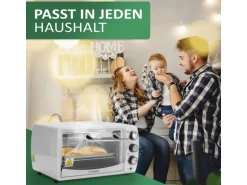 Steinborg SB-3005W Minibackofen 13 Liter 1200 Watt Weiß