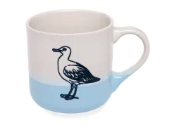 Steingut-Becher Möwe Ø 9 cm Hell-/Dunkelblau