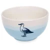 Steingut-Schale Möwe Ø 14 cm Hell-/Dunkelblau