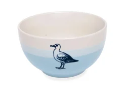 Steingut-Schale Möwe Ø 14 cm Hell-/Dunkelblau