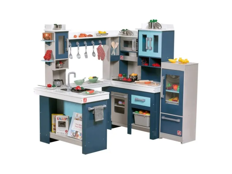 Step2 Spielküche Grand Walk In Wood Kitchen