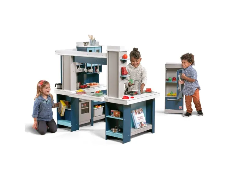 Step2 Spielküche Grand Walk In Wood Kitchen