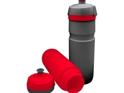 Steuber Fahrradtrinkflasche ca. 700 ml Grau-Rot