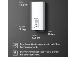 Stiebel Eltron Durchlauferhitzer DEL 18/21/24 PLUS